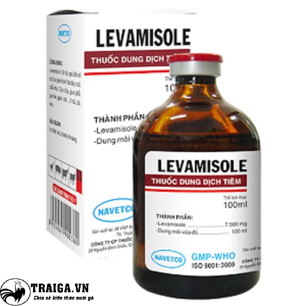 thuốc Levamisole cho gà bị sủi bọt ở mắt